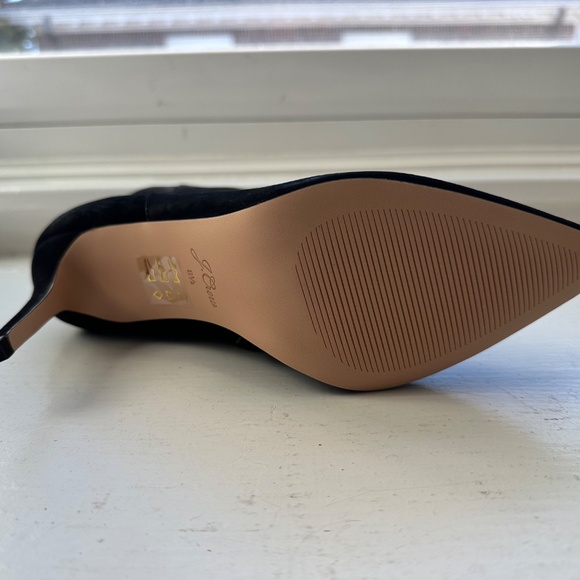 J. Crew Pointed Stiletto Ankle Boots in Suede - Picture 3 of 3